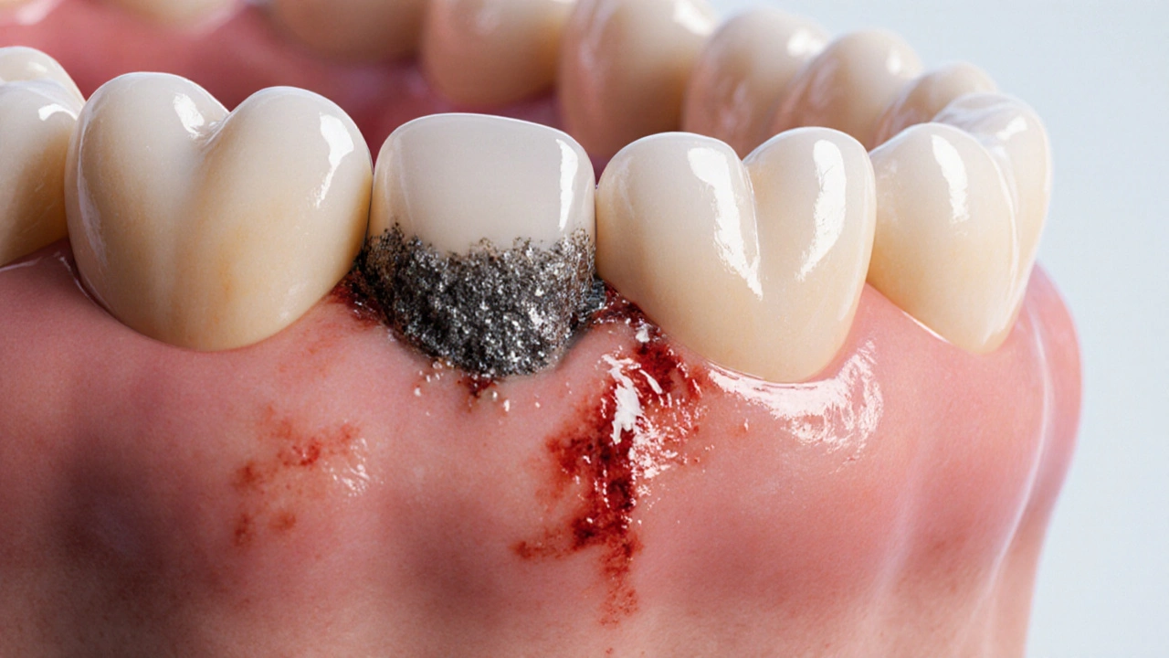 Zubní kámen pod dásní: jak ho odstranit a jaké jsou následky