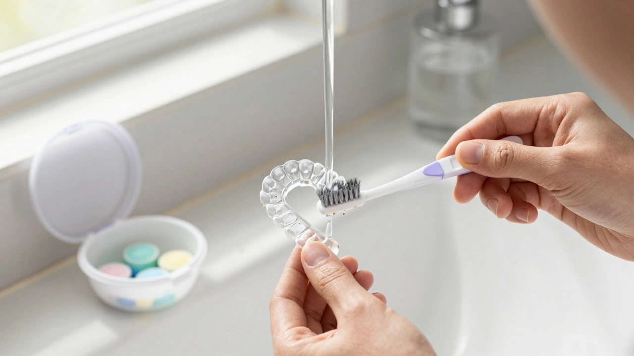 Jak vyčistit plastová rovnátka a zabránit poškození zubů