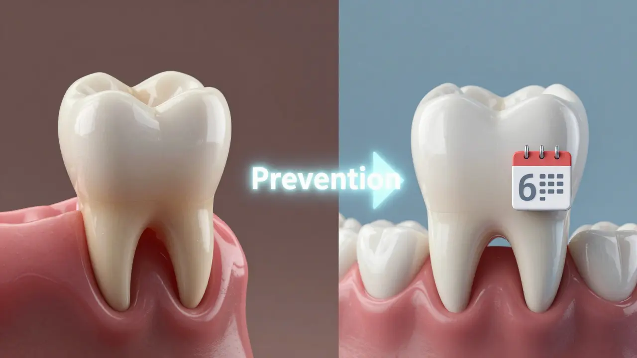 Porovnání zdravých a poškozených zubů s důrazem na prevenci