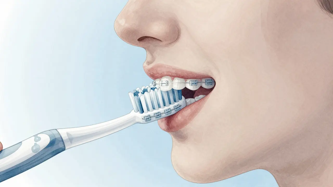 Profily úst s Curaprox kartáčkem dosahujícím na zadní zuby a ortodontické závěry