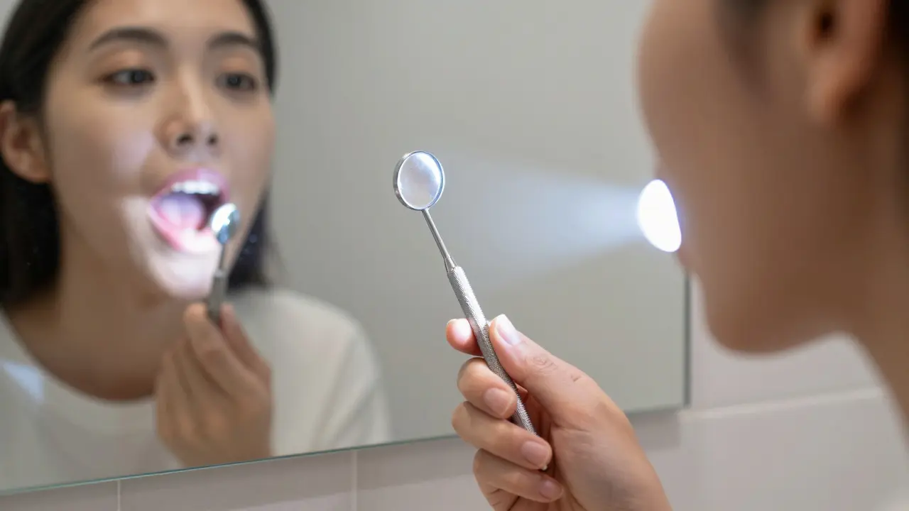 Dentální zrcátko: Jak ho používat pro kontrolu stavu zubních vředů